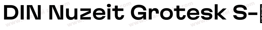 DIN Nuzeit Grotesk S字体转换
